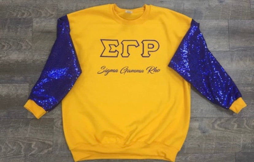 Sigma Gamma Rho Sequin Sweater