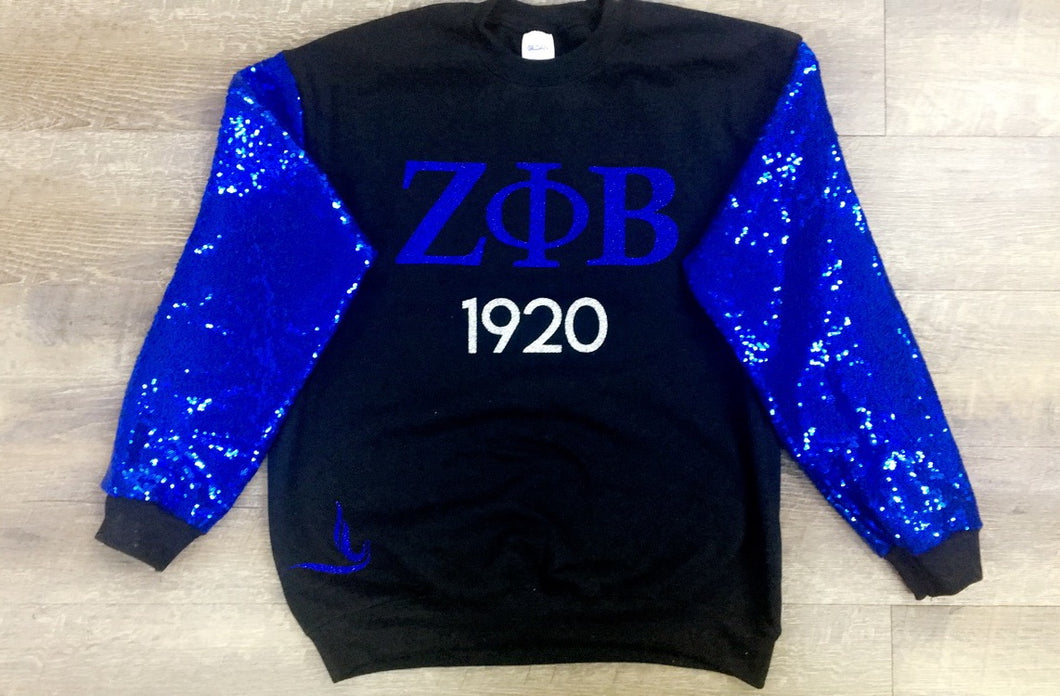 Zeta Sequin Sweater