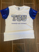 Load image into Gallery viewer, College Pride Sequin TShirt
