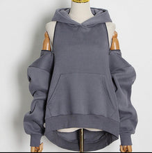 Load image into Gallery viewer, Off the Shoulder Hoodie
